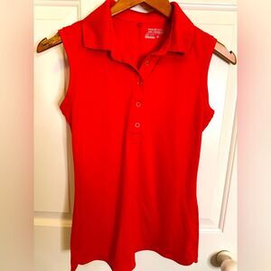 NIKE Golf Tour Performance DRI-fit polo/tank size XS in Red like NEW